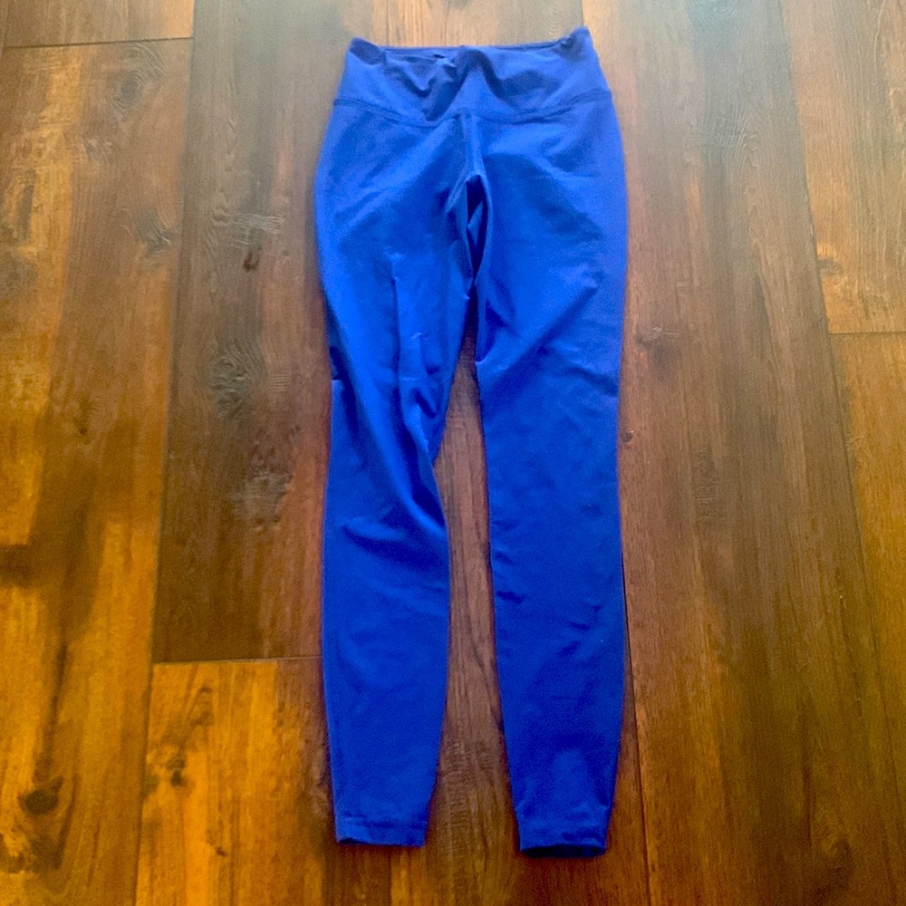 XS Nike blue running tights // yoga pants